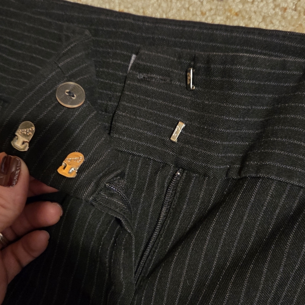 💥💥Black Striped Business Pants - Picture 2 of 5